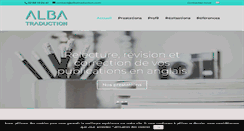 Desktop Screenshot of albatraduction.com